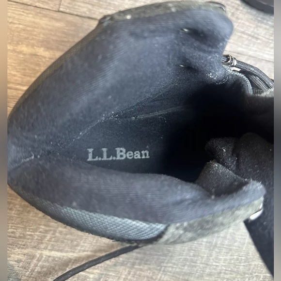 LL Bean‎ Women’s Size 8 1/2 Hiking Boots Waterproof Nubuck HiTop - Picture 7 of 8